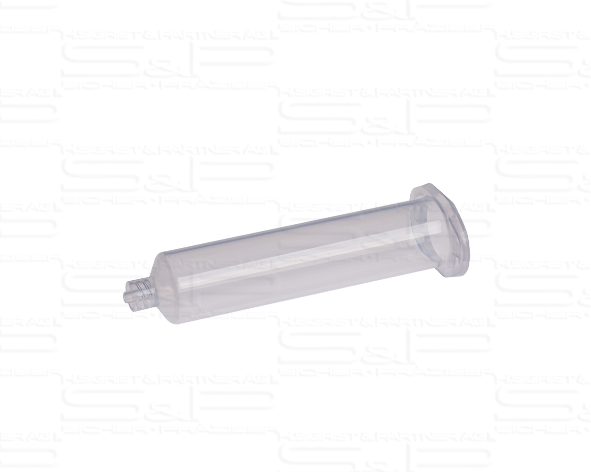 Syringe barrel, transparent, Luer Lock, 30 cc
