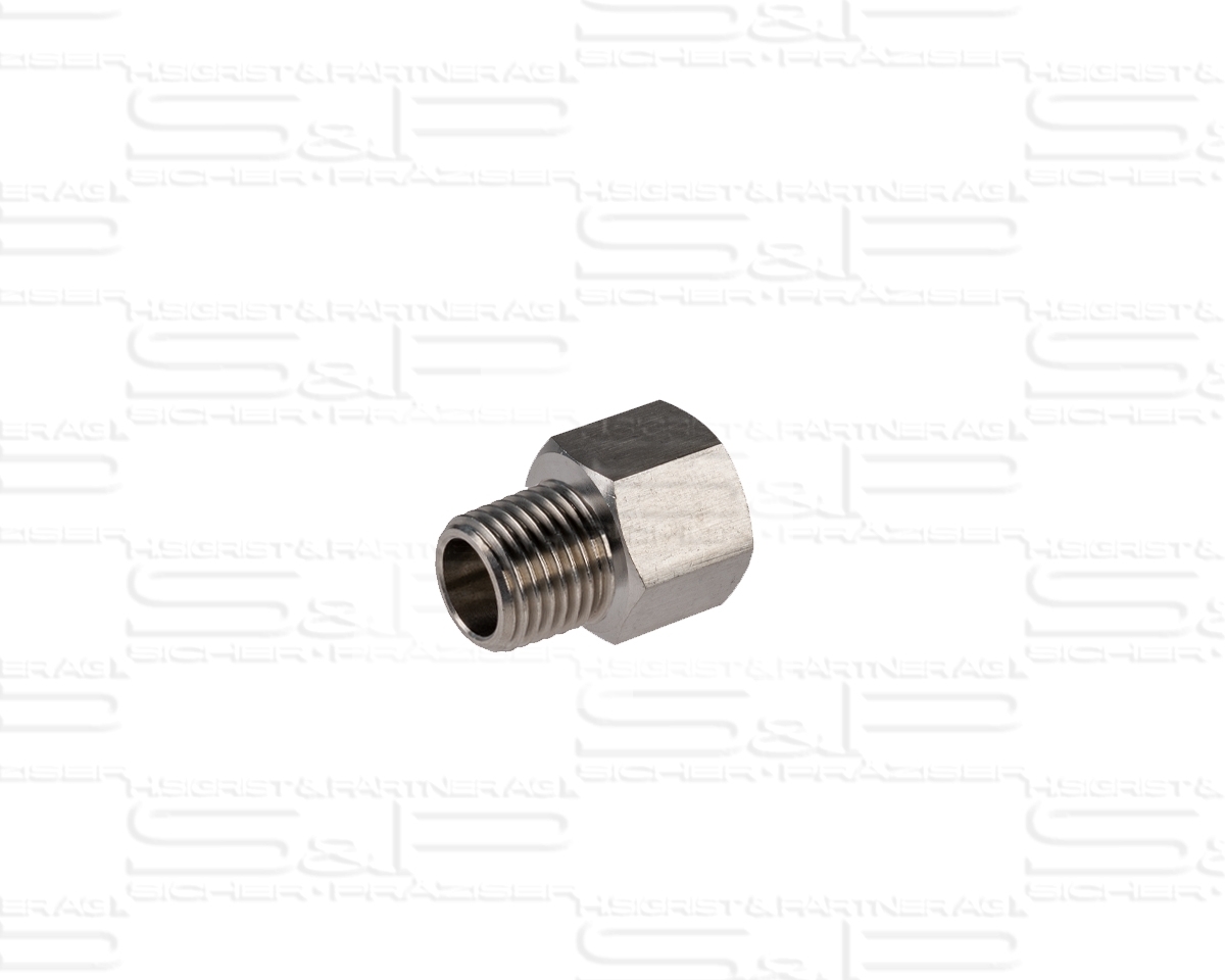 Adaptateur fileté INOX, filetage R3/4" (m.), G1/4" (f.)