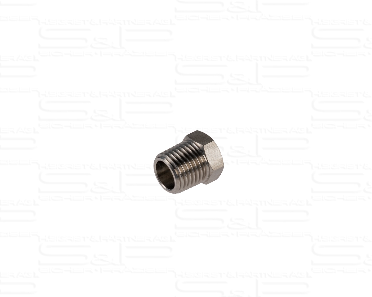 Adaptateur fileté INOX, filetage R1/4" (m.), R1/8" (f.)