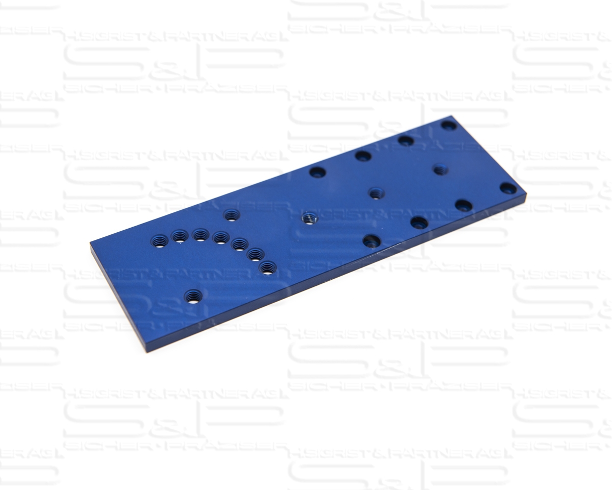 Adapter plate XYZ-Support, mounting rail