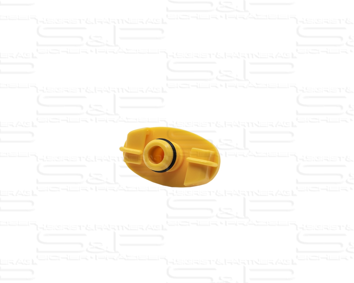 Adapter head, spare part, yellow, 5cc