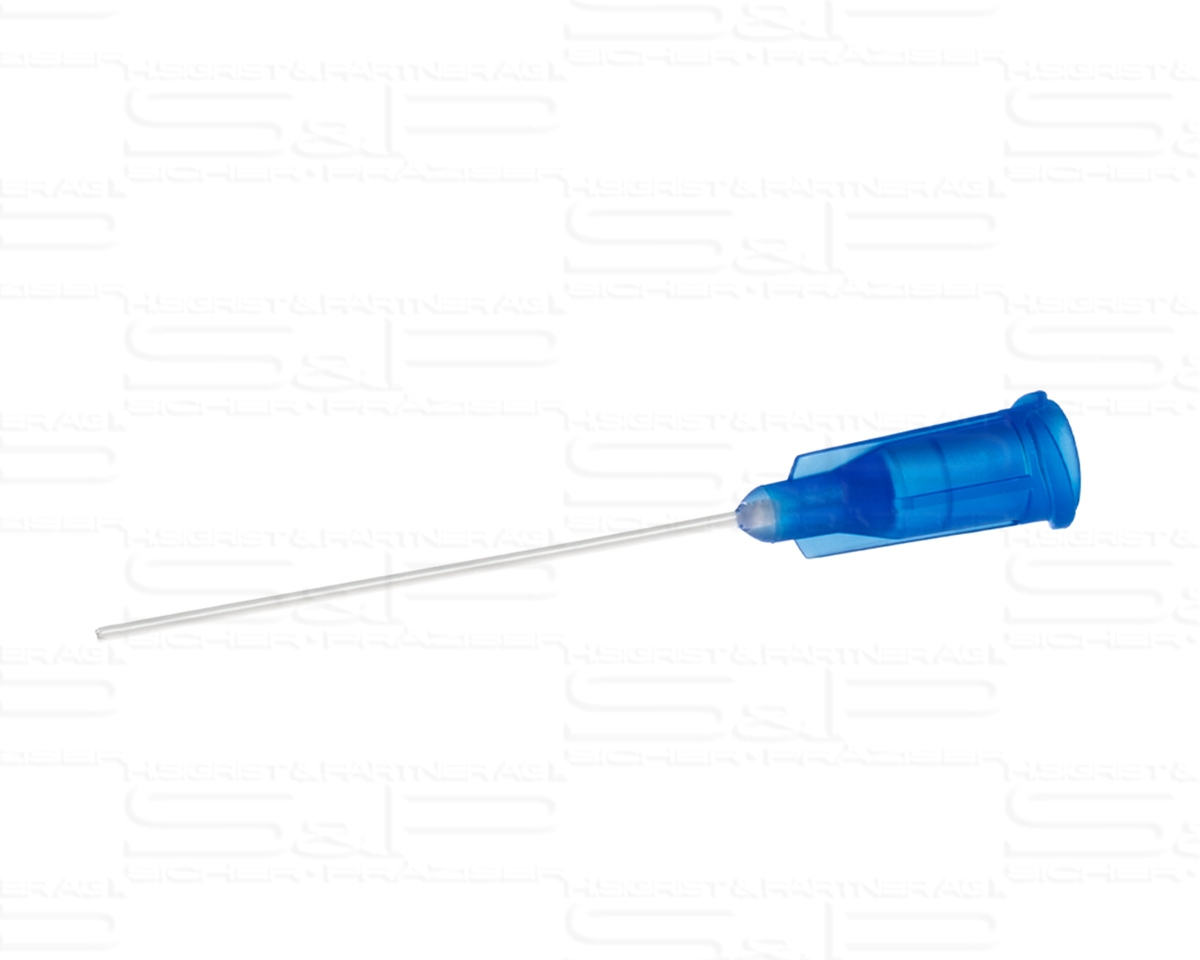 Dispensing tip, flexible, s. 22, blue, 1.5"