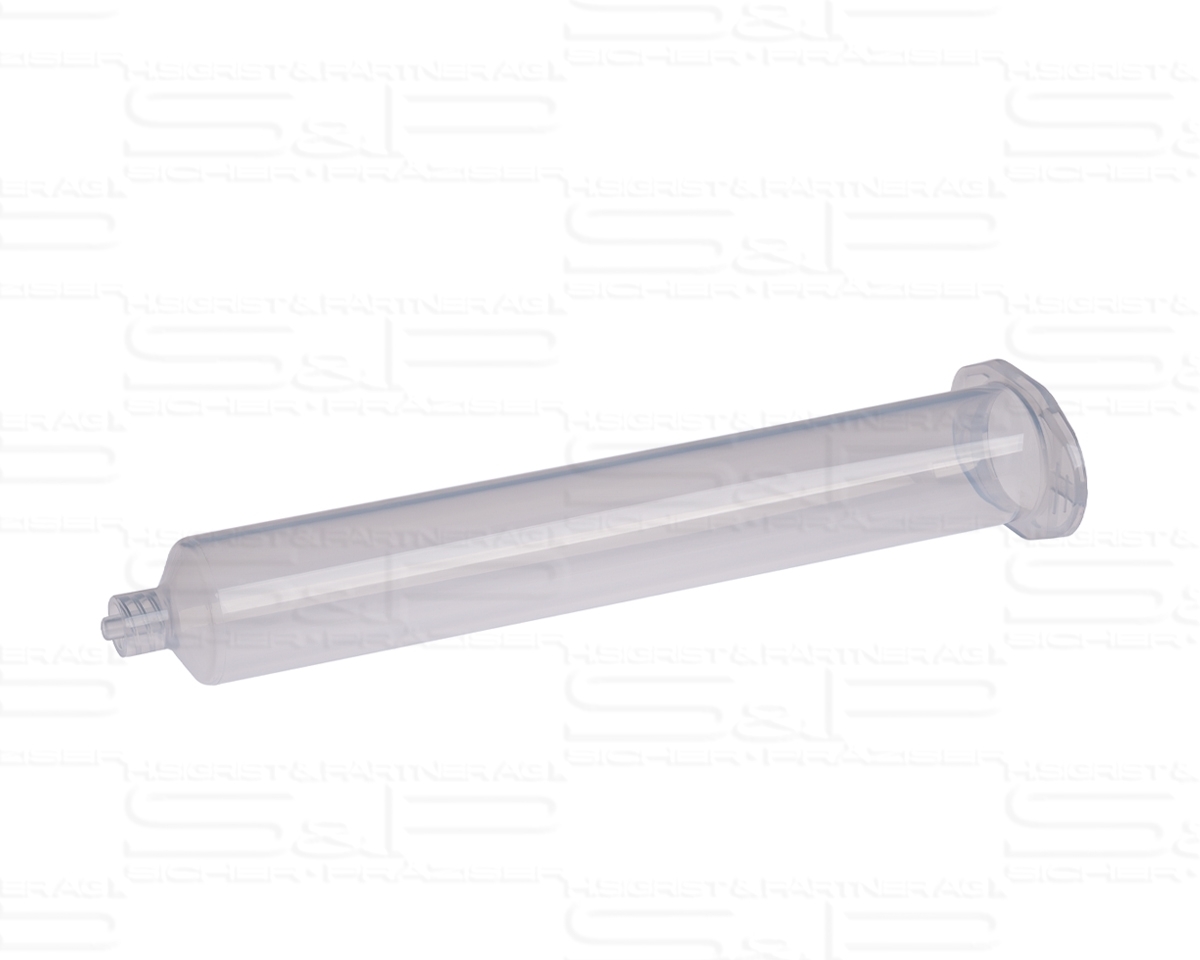 Syringe barrel, transparent, Luer Lock, 55 cc