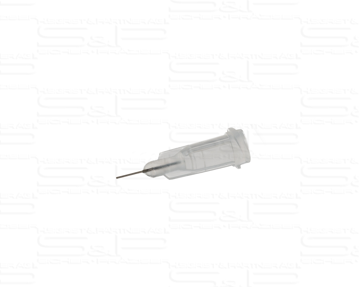 Dosiernadel, gerade, Gr. 27, transparent, ¼"