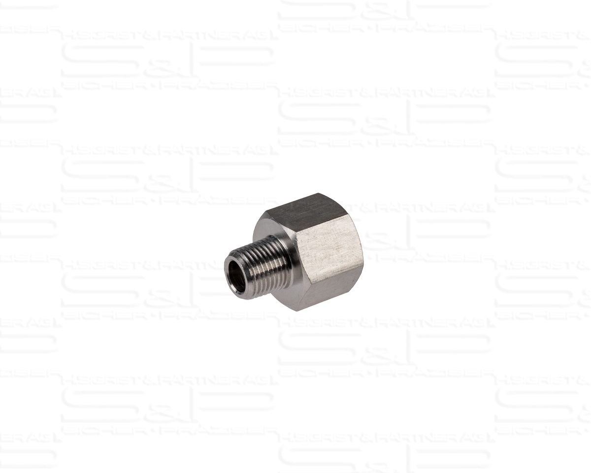 Adaptateur fileté INOX, filetage R1/8" (m.), R1/4" (f.)