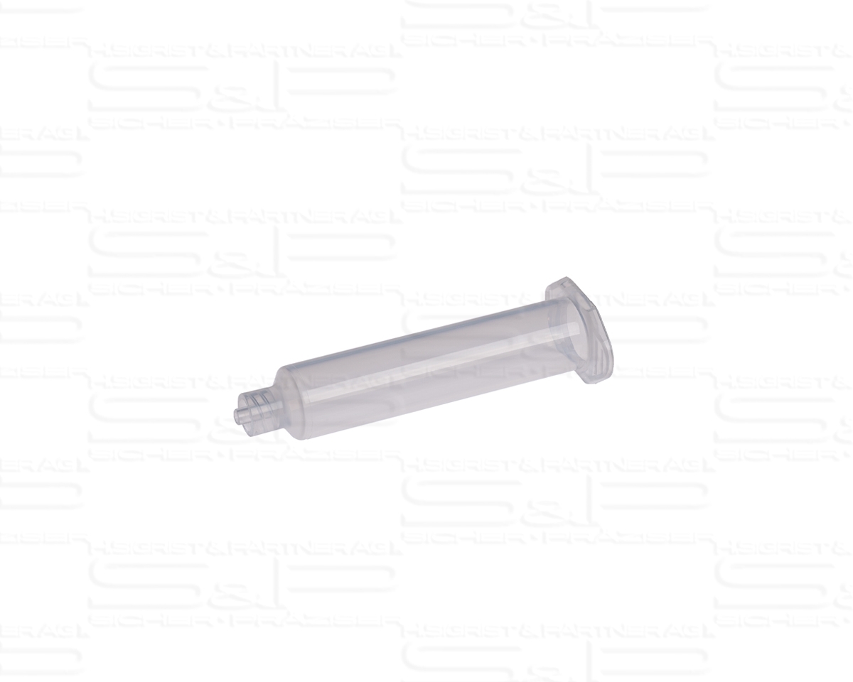 Syringe barrel, transparent, Luer Lock, 10 cc