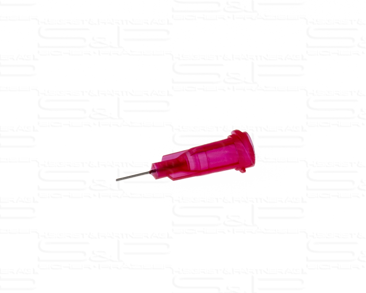 Dosiernadel, gerade, Gr. 25, rot, ¼"