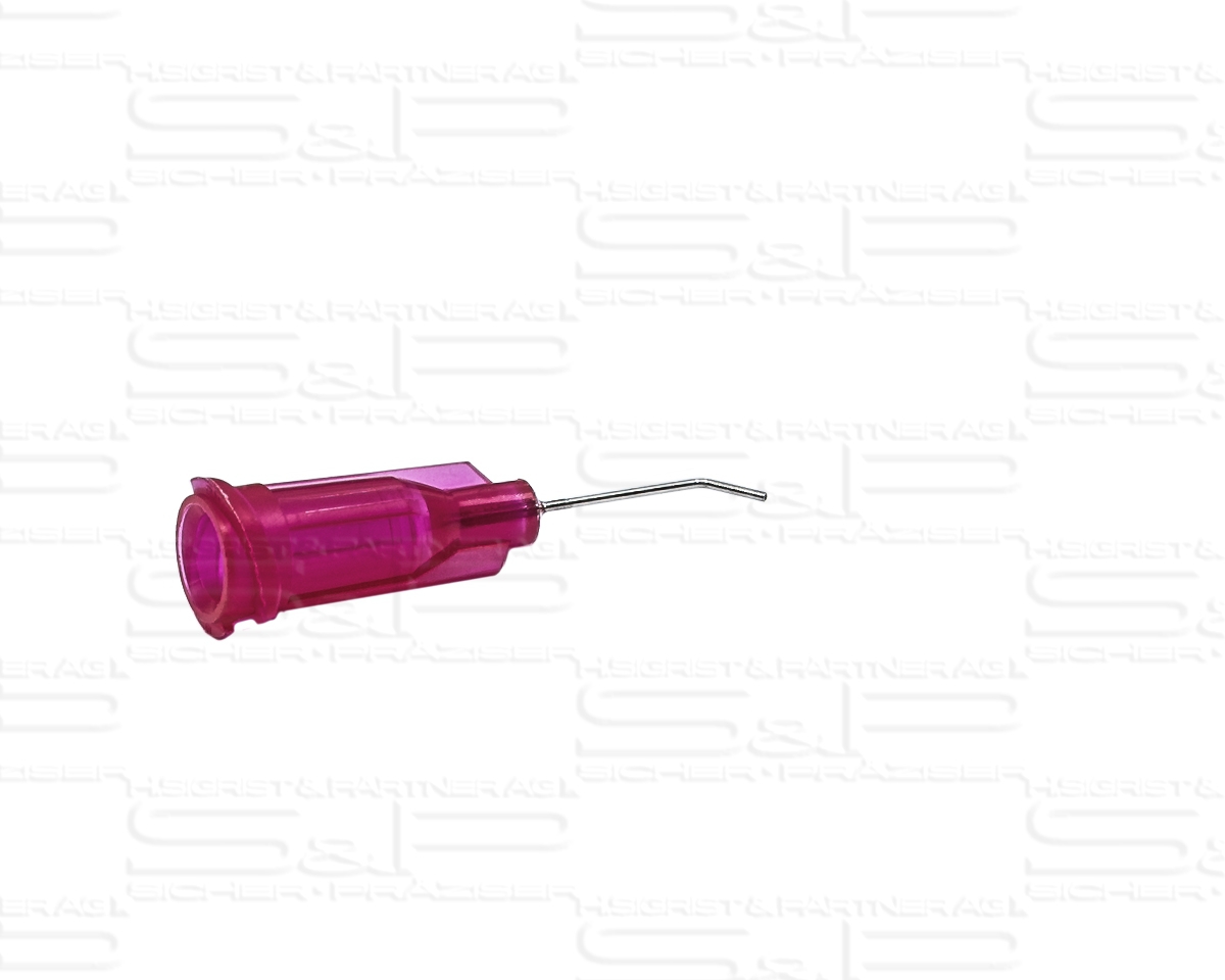 Dispensing tip, angled 45°, s. 25, red, ½"