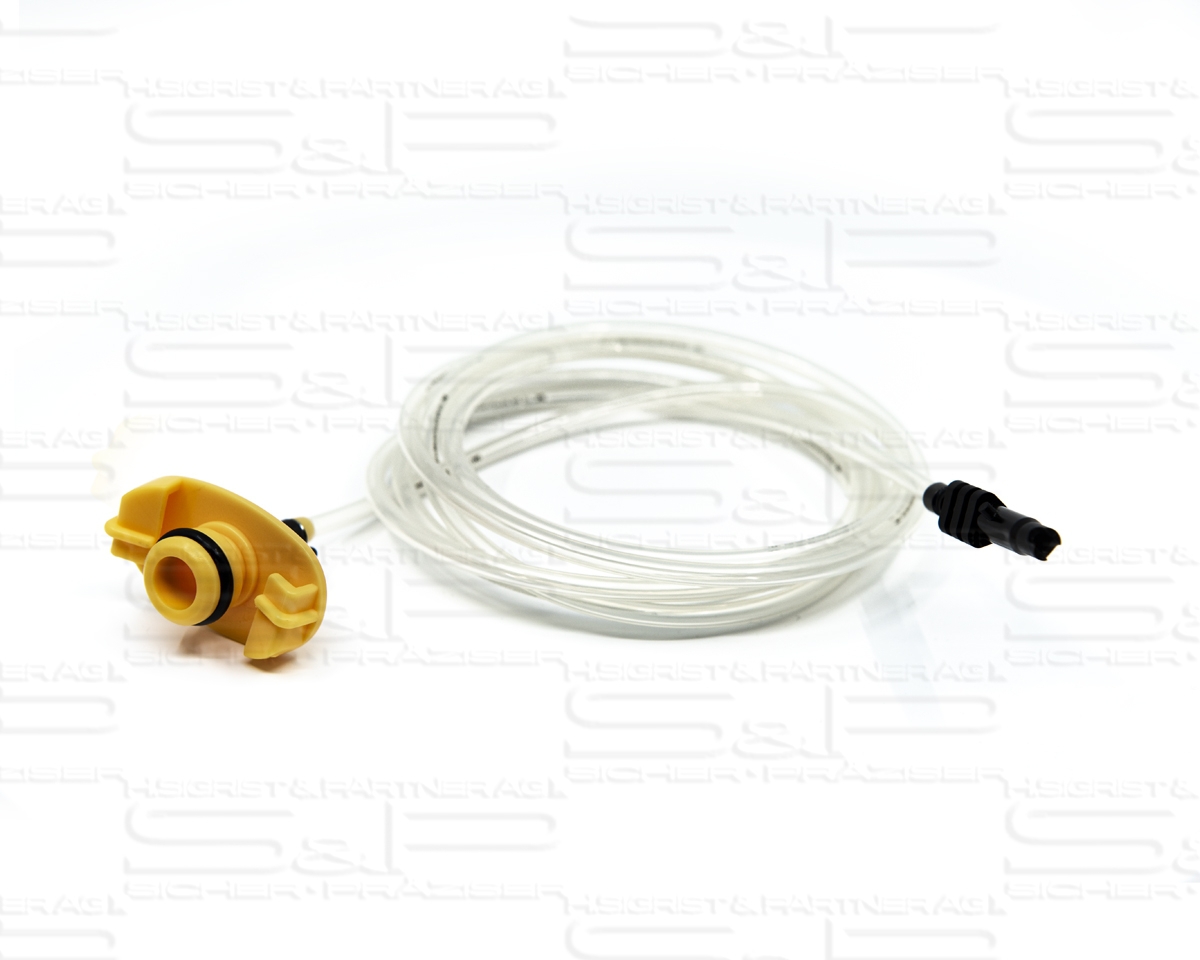 Syringe barrel adapter, yellow, 10 cc