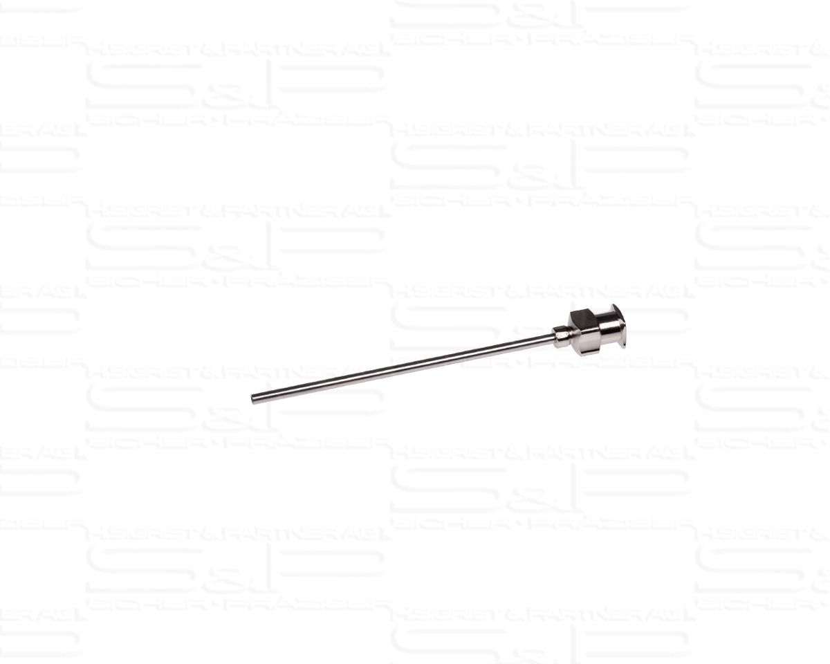 Dispensing needle, all-metal, straight, G16, 50mm (VPE = 12 Stk.)